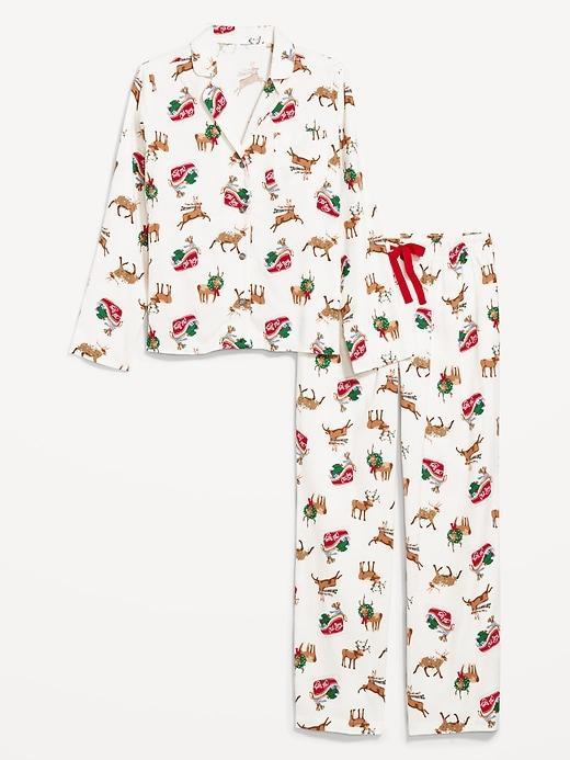 Flannel Pajama Set for Women Product Image