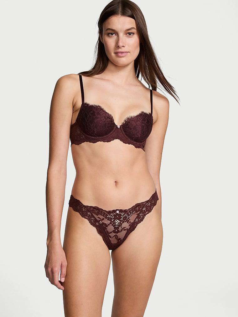 Lace Lightly Lined Classic Coverage Demi Bra Product Image