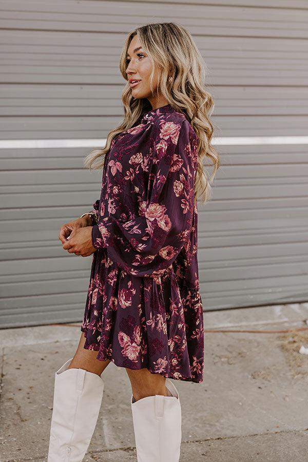 Napa Nights Floral Mini Dress Product Image