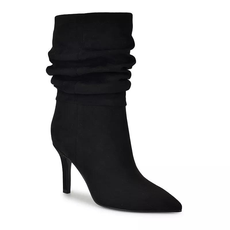 Nine West Slouch Womens Pointy Toe Stiletto Heel Dress Booties Product Image