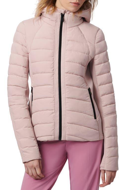 Bernardo Hooded Quilted Water Repellent Jacket Product Image