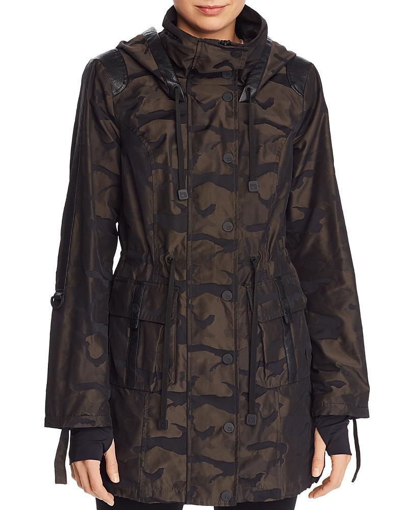 Camo-Print Hooded Anorak Jacket Product Image