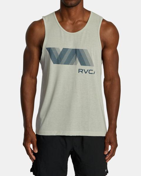 VA RVCA Blur Tank Top - Chalk Product Image