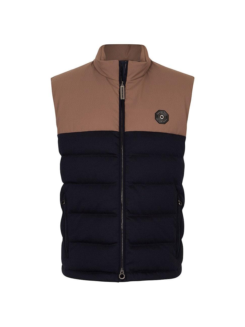 Mens Gilet Vest With Snakeskin Product Image