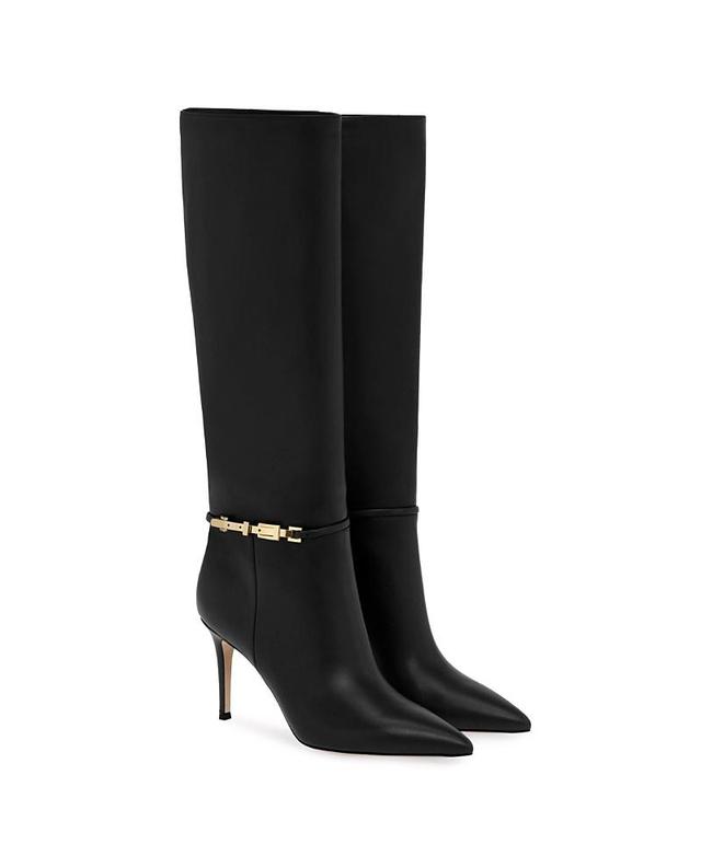 Gianvito Rossi Womens Carrey 85 Pointed Toe High Heel Boots Product Image