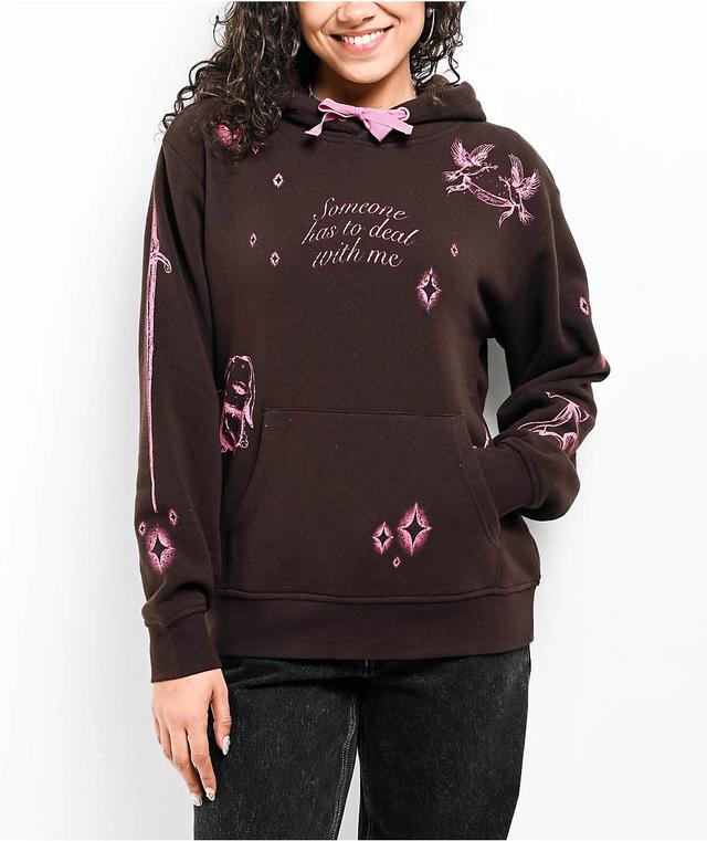 Empyre Laroso Ribbon Brown Hoodie Product Image