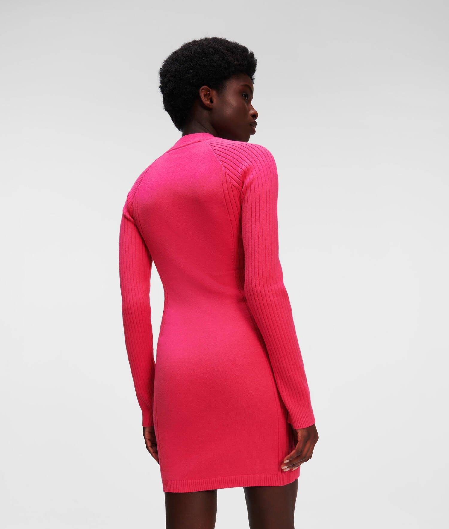 KLJ LONG-SLEEVED KNITTED DRESS Product Image