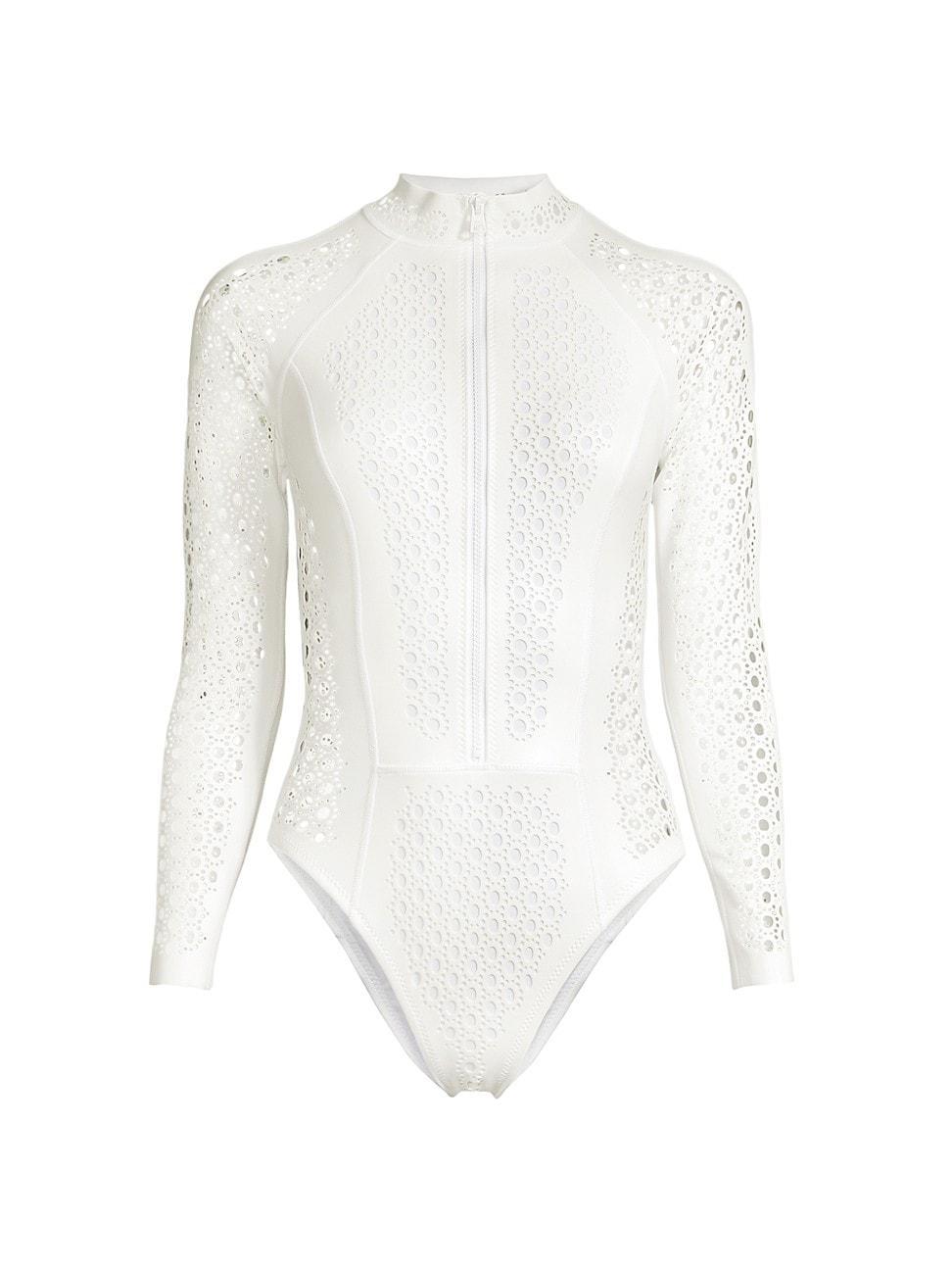 Womens Nicole Embroidered Surfsuit Product Image