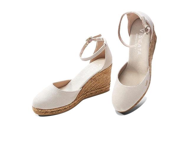 VISCATA Estartit Wedges (Beige Canvas) Women's Shoes Product Image