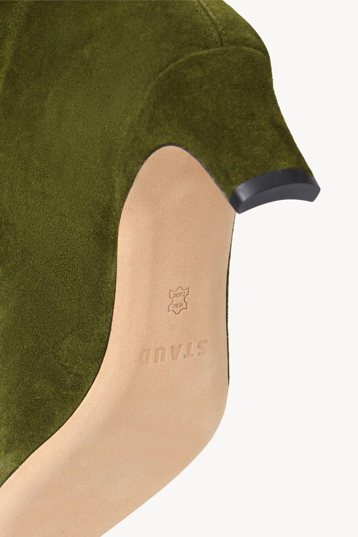 WALLY BOOT | OLIVE SUEDE Product Image