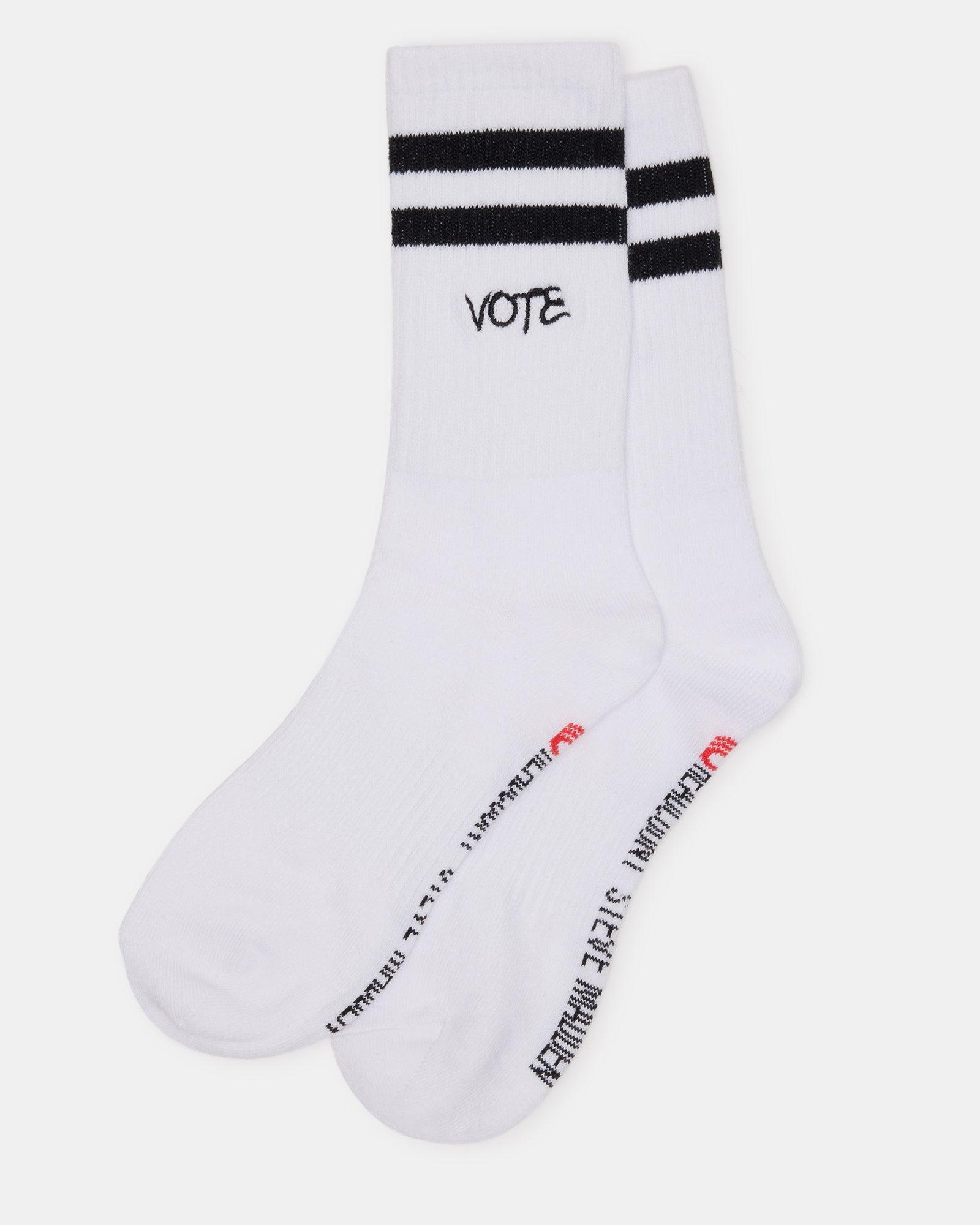 VOTE SOCKS WHITE Female Product Image