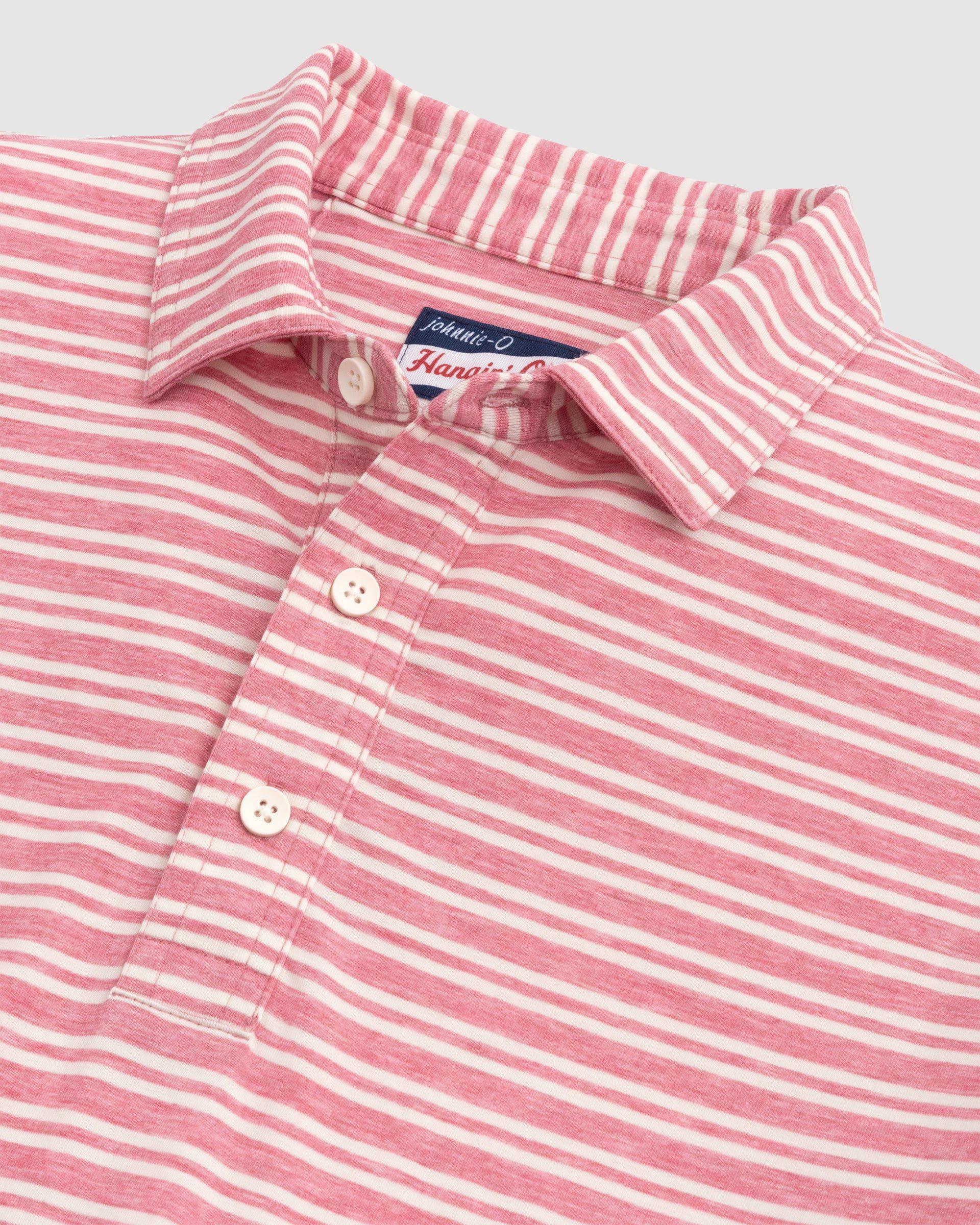 Brannen Striped Long Sleeve Polo Male Product Image