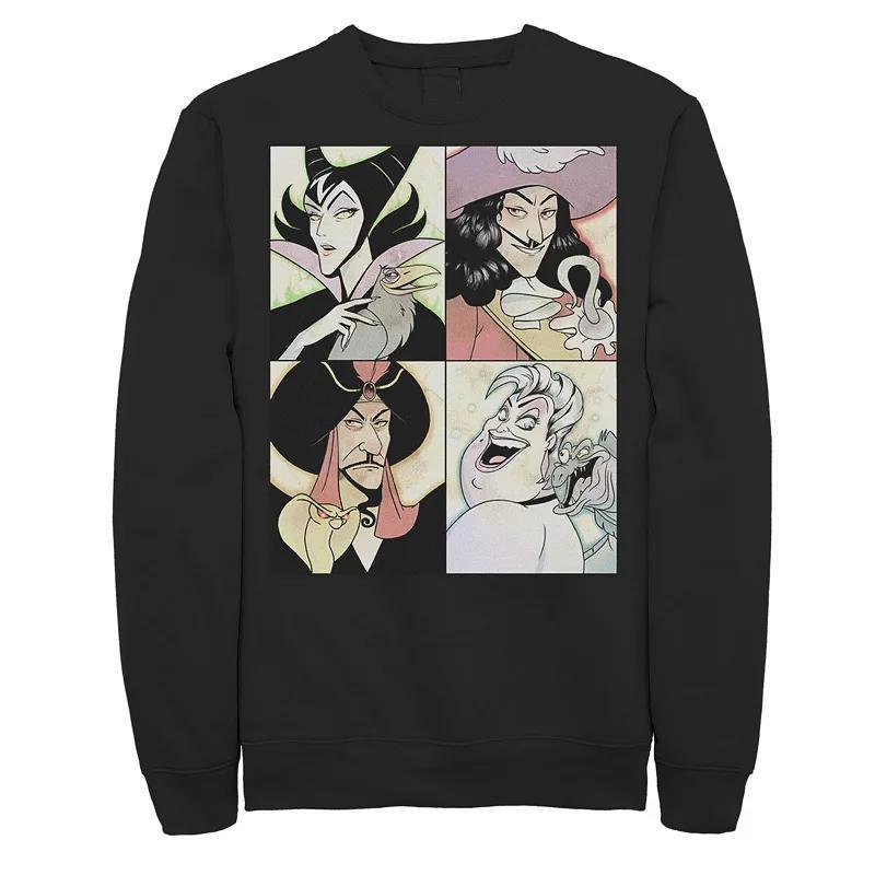 Disney Villains Maleficent, Captain Hook, Jafar, Ursula Mens Anime Sweatshirt Product Image