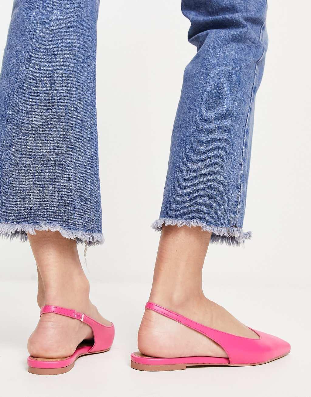 ASOS DESIGN Lala slingback ballet flats Product Image