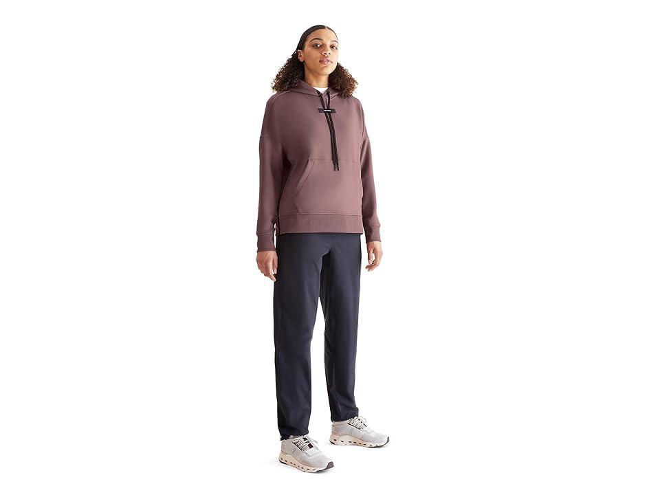 On Hoodie (Grape/Black) Women's Clothing Product Image