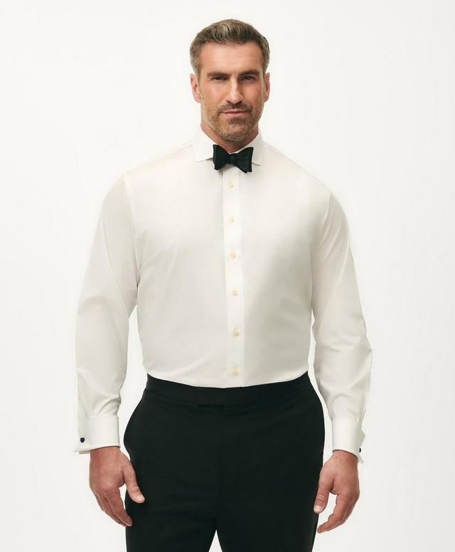 Big & Tall Non-Iron Supima® Cotton Poplin Londoner Collar, Tuxedo Shirt Product Image