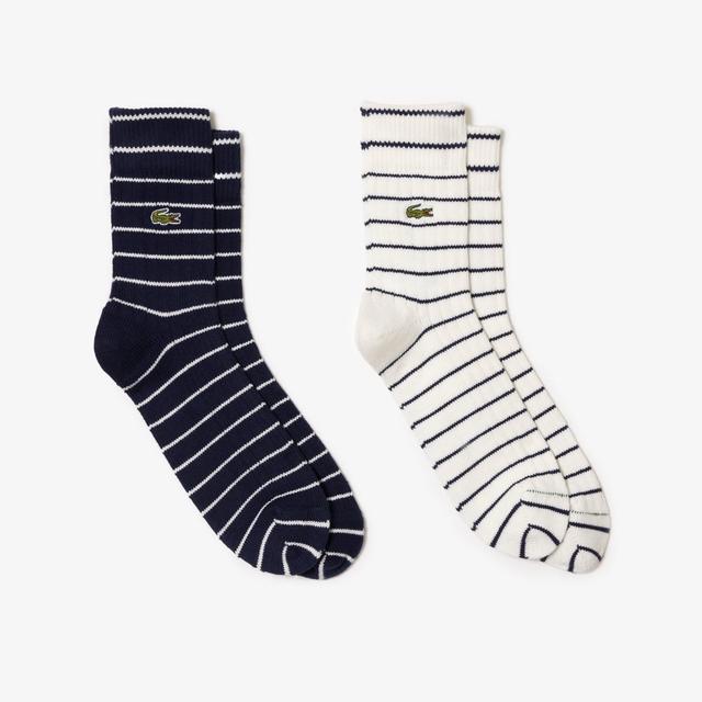 2-pack Short Striped Cotton Socks Product Image