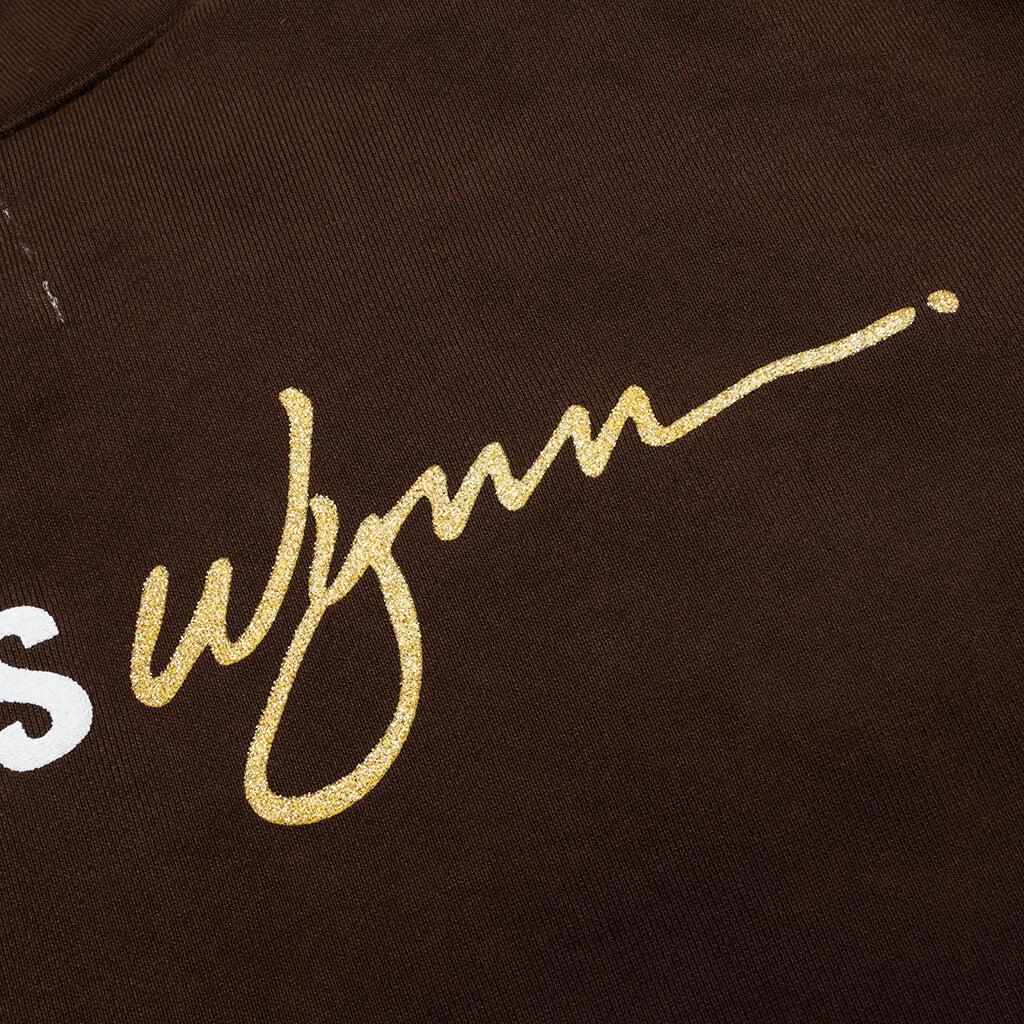 Feature x Wynn Logo Lock Up Hoodie - Bitter Chocolate Male Product Image