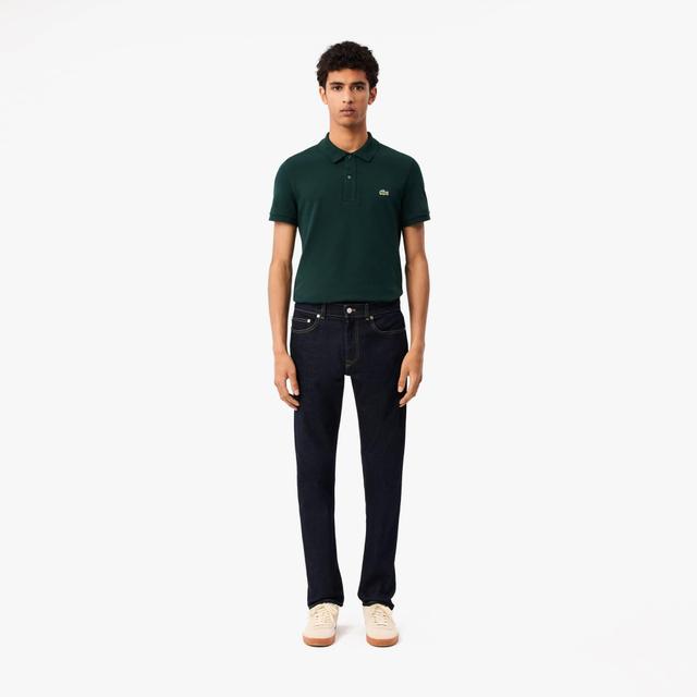 Men's 5-Pocket Slim Fit Indigo Jeans Product Image