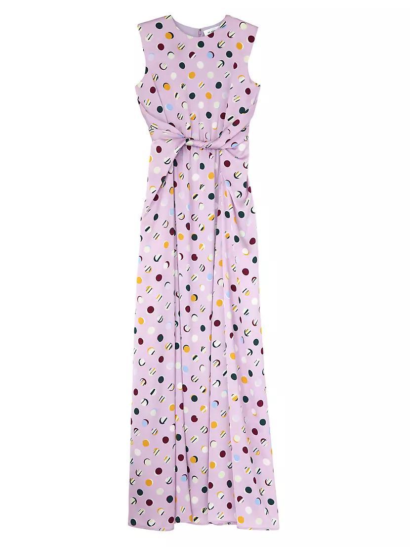 Collage Dots Print Maxi Dress Product Image