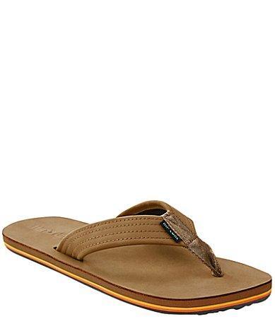 Rip Curl Mens Revival Leather Flip Flops Product Image