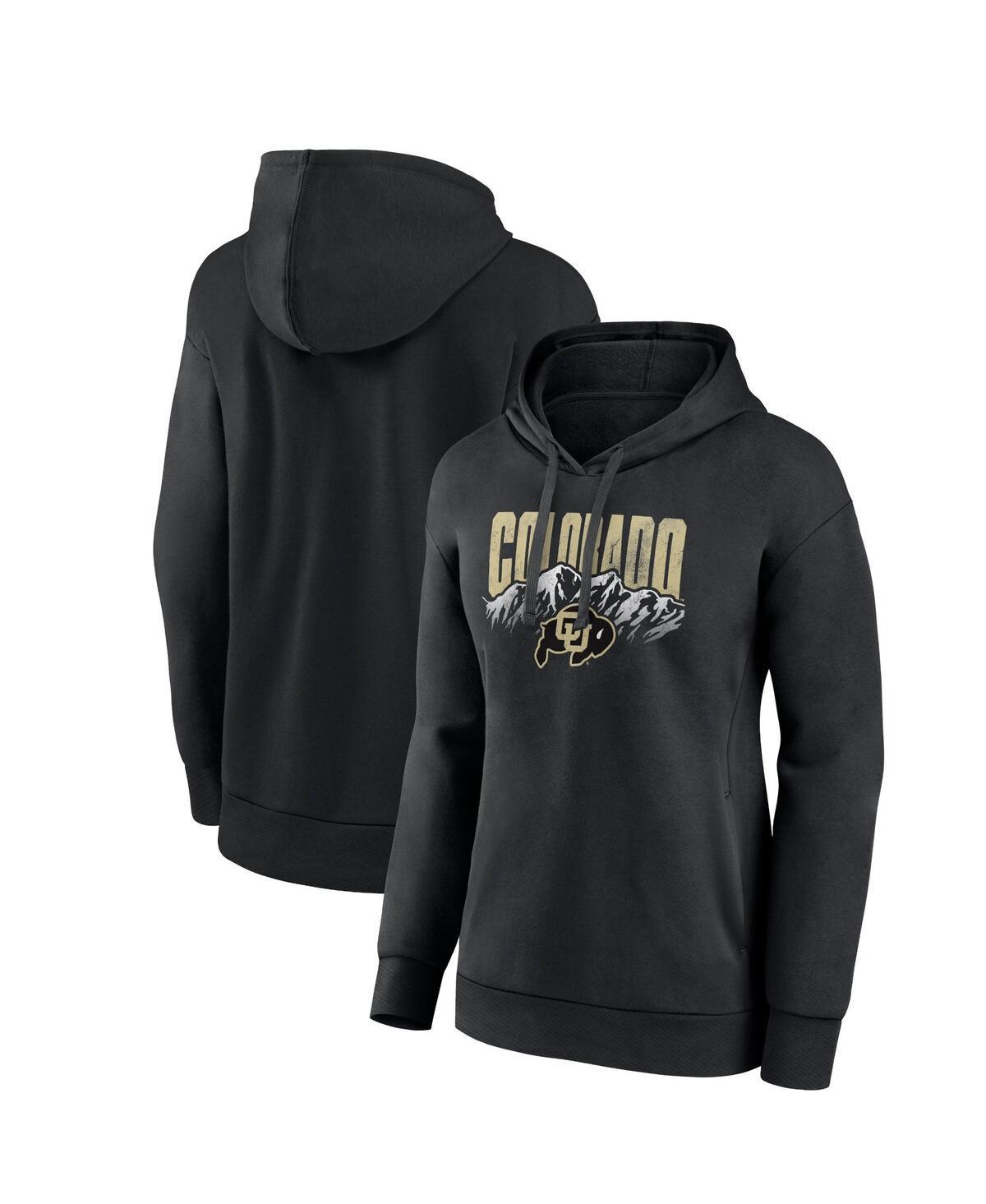 Womens Fanatics Black Colorado Buffaloes Rocky Mountain Buffs Pullover Hoodie Product Image