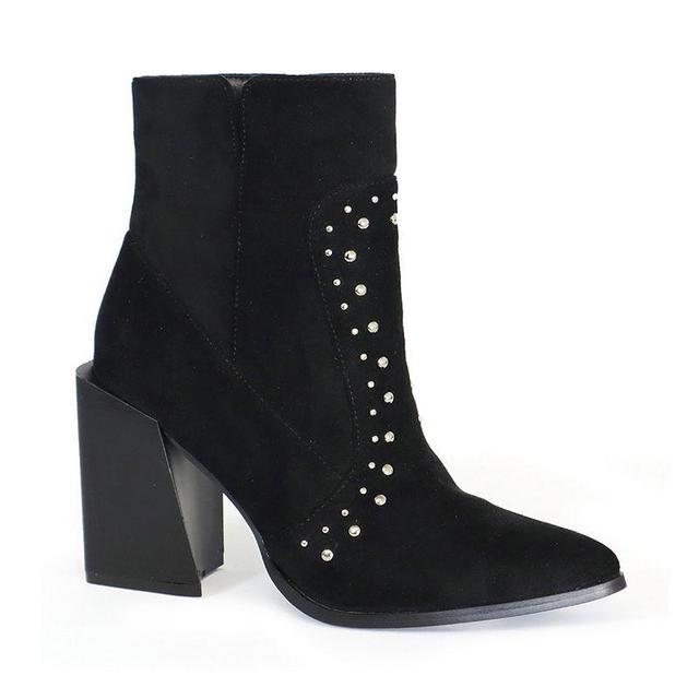 Yoki Blonde-11 Womens Heeled Ankle Boots Product Image