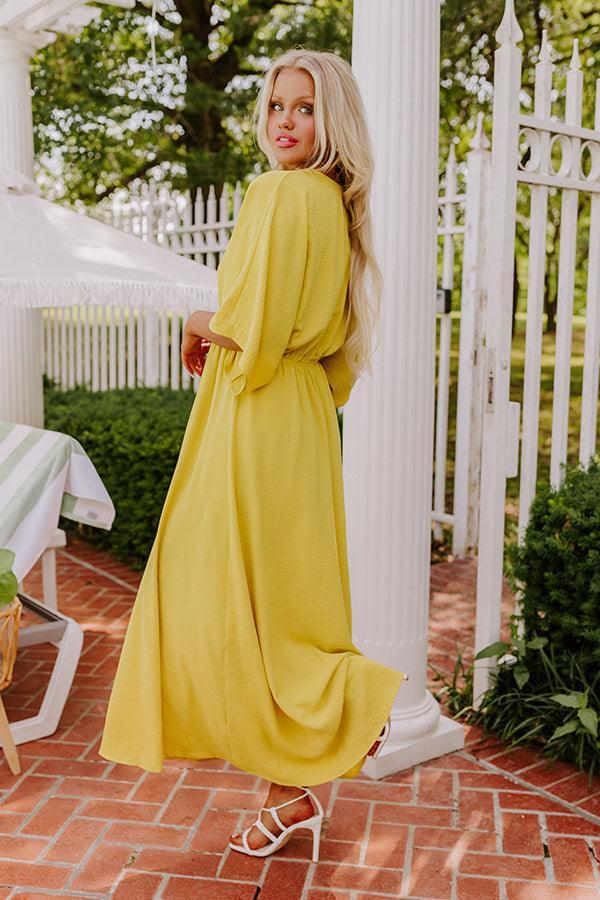 Tulum Vacay Maxi Dress in Primrose Yellow Product Image