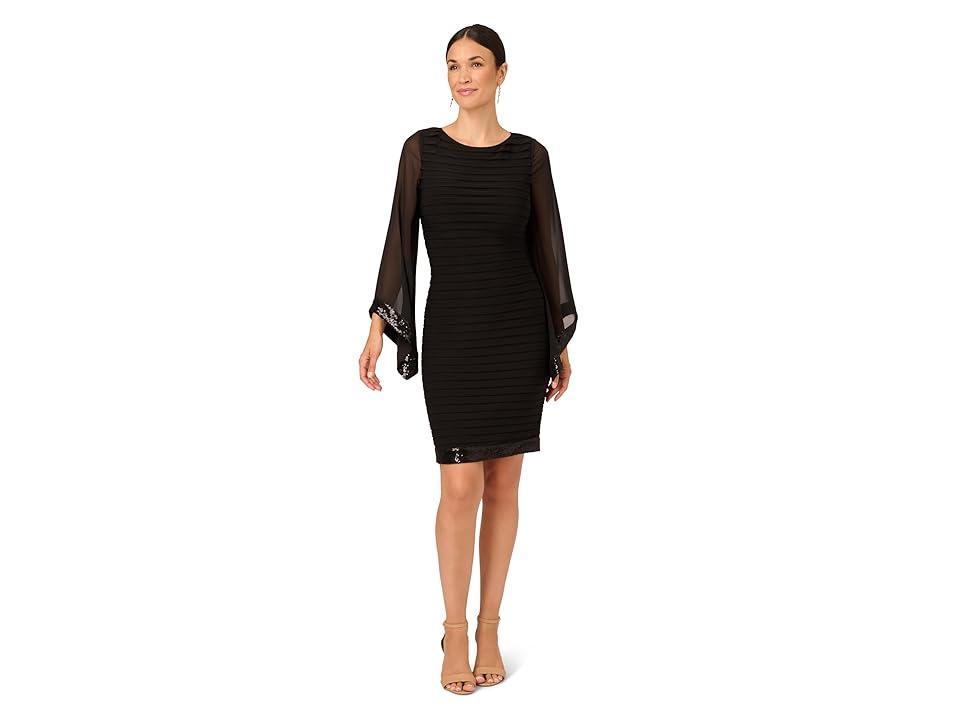 Adrianna Papell Womens Banded Cocktail Dress Product Image