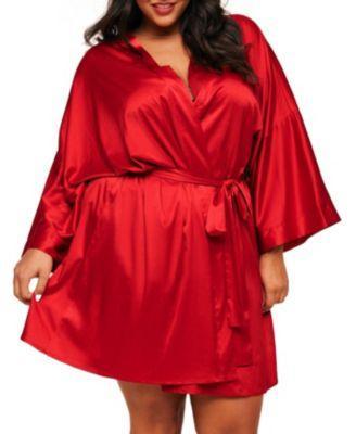 Plus Size Izabella Robe Bata Kimono Product Image