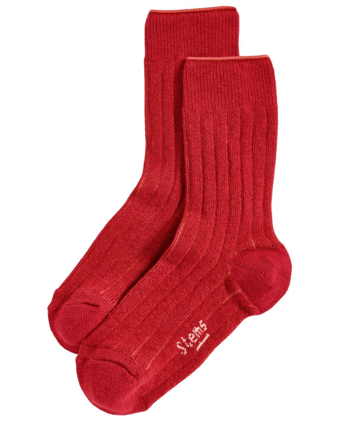 Ribbed Lux Cashmere Socks Product Image