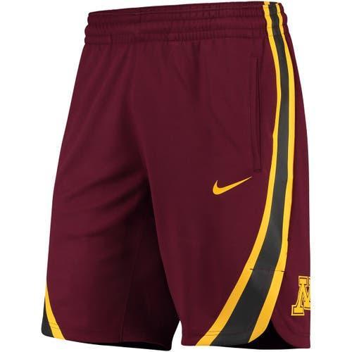 Mens Nike Maroon Minnesota Golden Gophers Replica Basketball Shorts Product Image