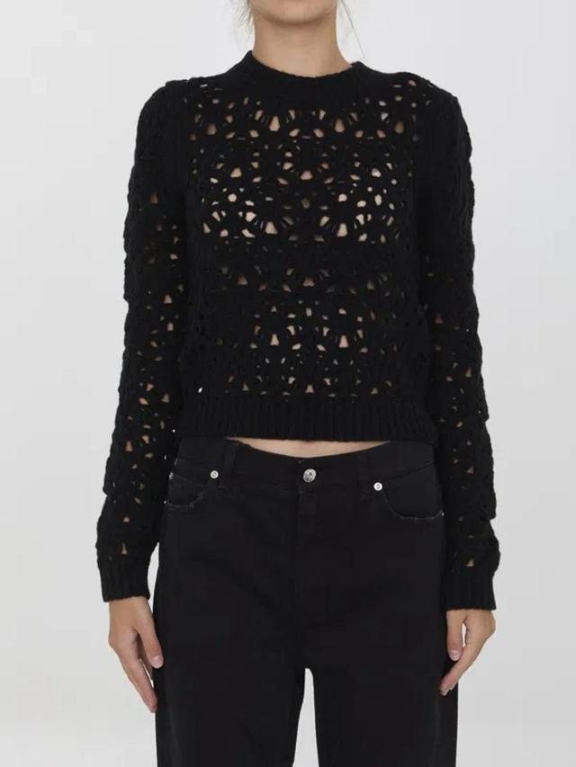 CHLOÉ Wool Knit Jumper In Black Product Image