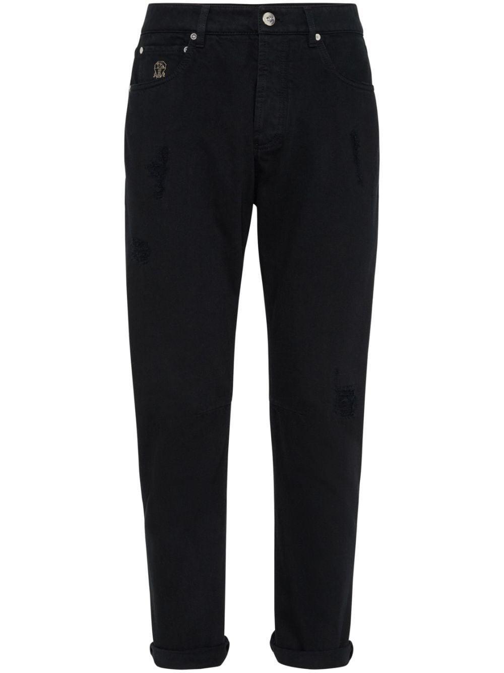 BRUNELLO CUCINELLI Straight-leg Jeans In Black Product Image