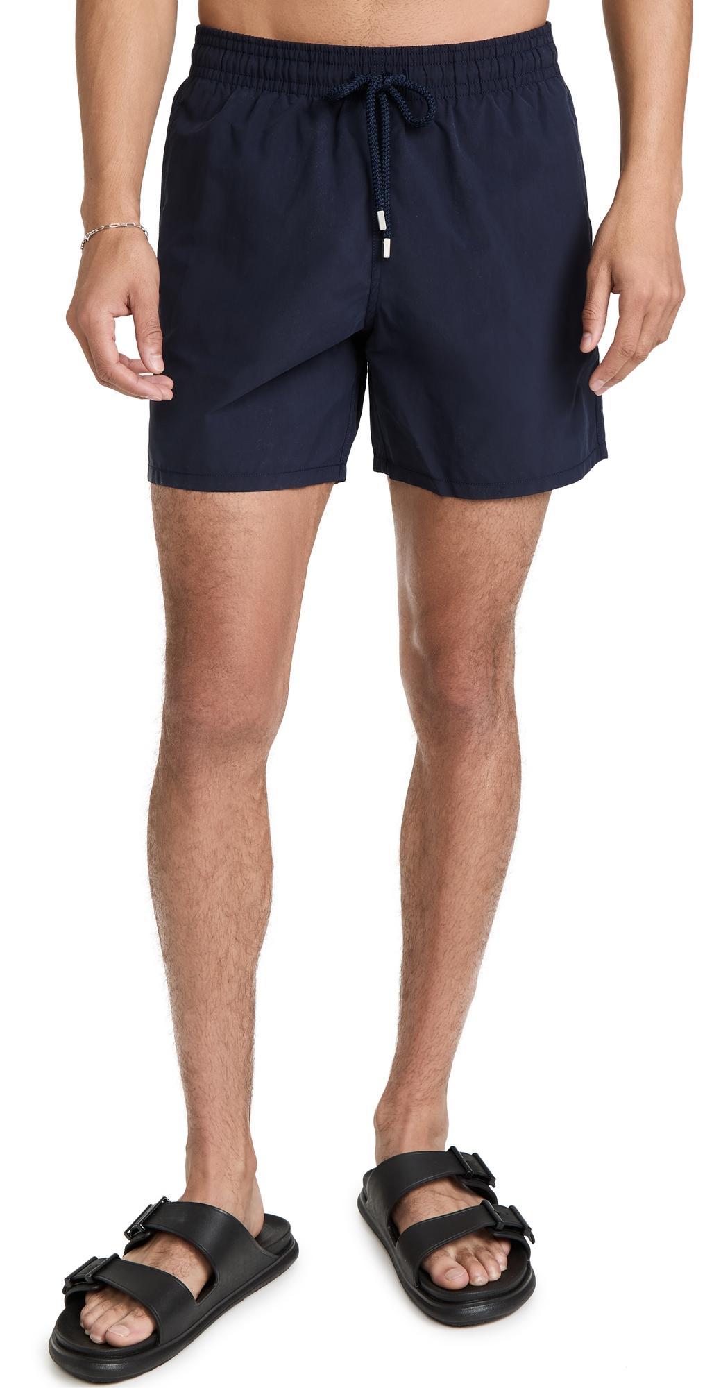 Vilebrequin Moorea Solid Swim Trunks Men's Swimwear Product Image