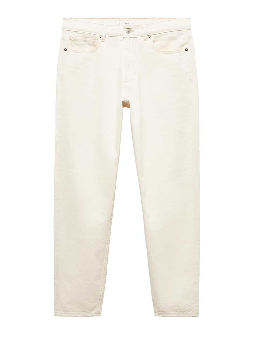 MANGO MAN - Bob straight-fit jeans ecruMen Product Image