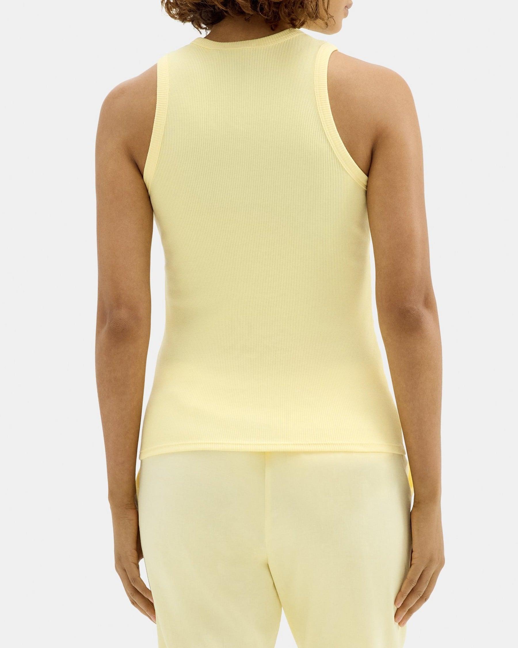 Fitted Tank in Ribbed Modal Cotton Product Image