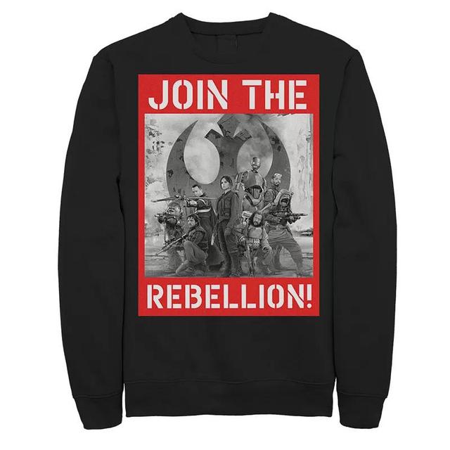 Mens Star Wars Rogue One Join the Rebellion Poster Pullover Hoodie Product Image