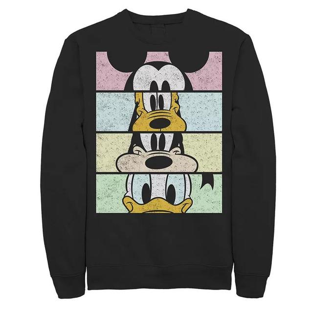 Disneys Mickey & Friends Mens Group Comic Panels Sweatshirt Product Image