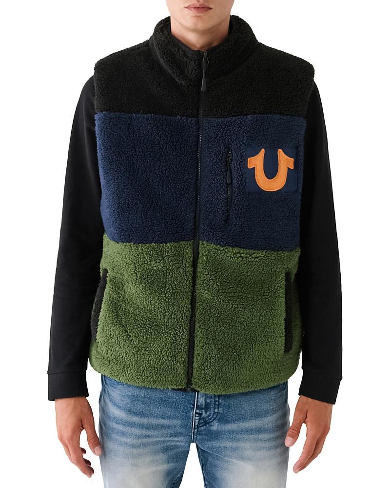 True Religion Colorblocked Sherpa Vest Product Image