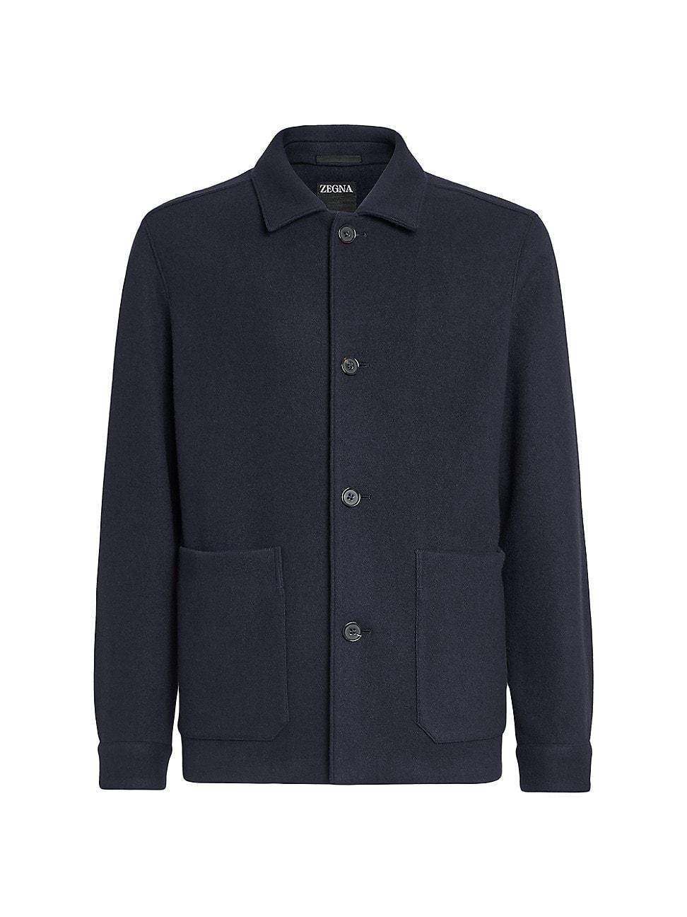 Mens Wool and Cashmere Alpe Chore Jacket Product Image