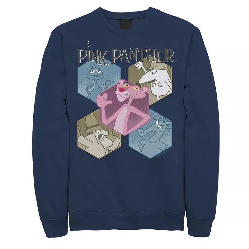 Mens The Pink Panther Hexagonal Portraits Sweatshirt Med Grey Product Image