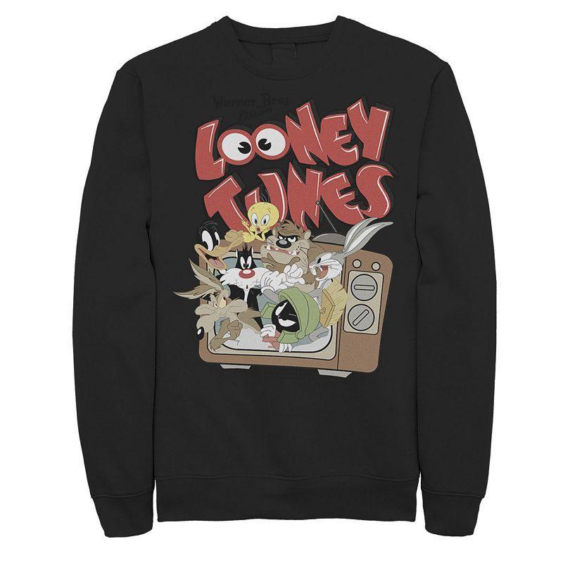 Mens Looney Tunes Characters TV Retro Style Sweatshirt Product Image