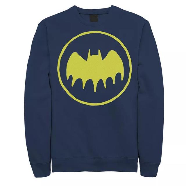 Mens DC Comics Batman Gadgets Classic Logo Ringer Sweatshirt Product Image