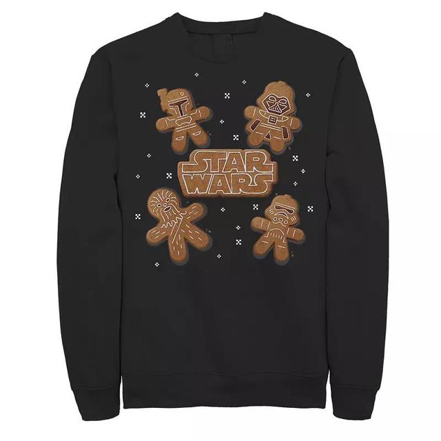 Mens Star Wars Gingerbread Crew Sweatshirt Product Image