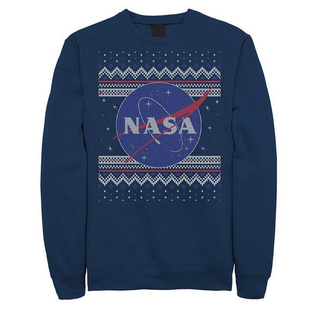 Mens NASA Logo Christmas Sweatshirt Product Image