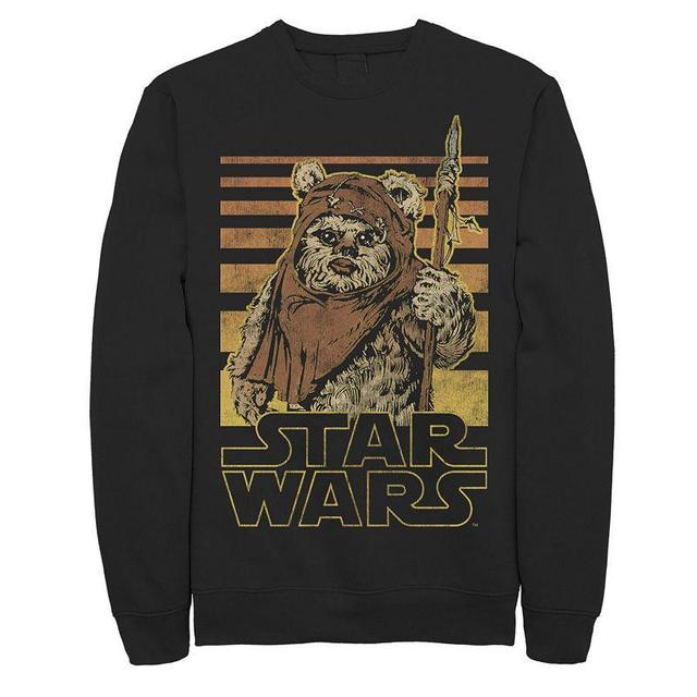 Mens Star Wars Wicket Retro Sunset Sweatshirt Product Image