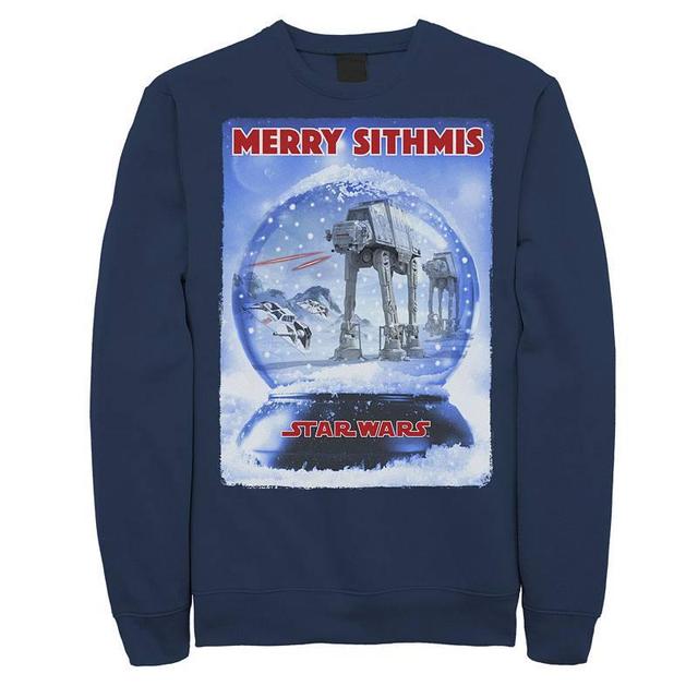 Mens Star Wars Snow Global Domination Sweatshirt Blue Product Image