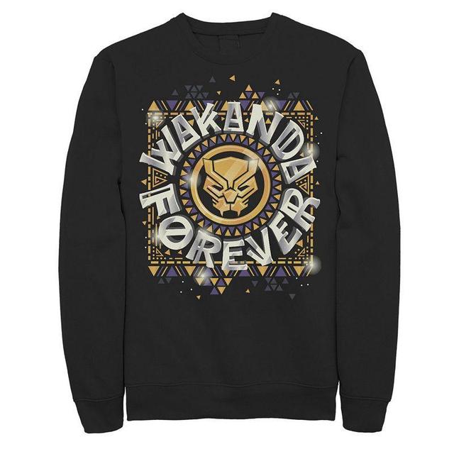 Mens Marvel Panther Gleaming Sweatshirt Product Image