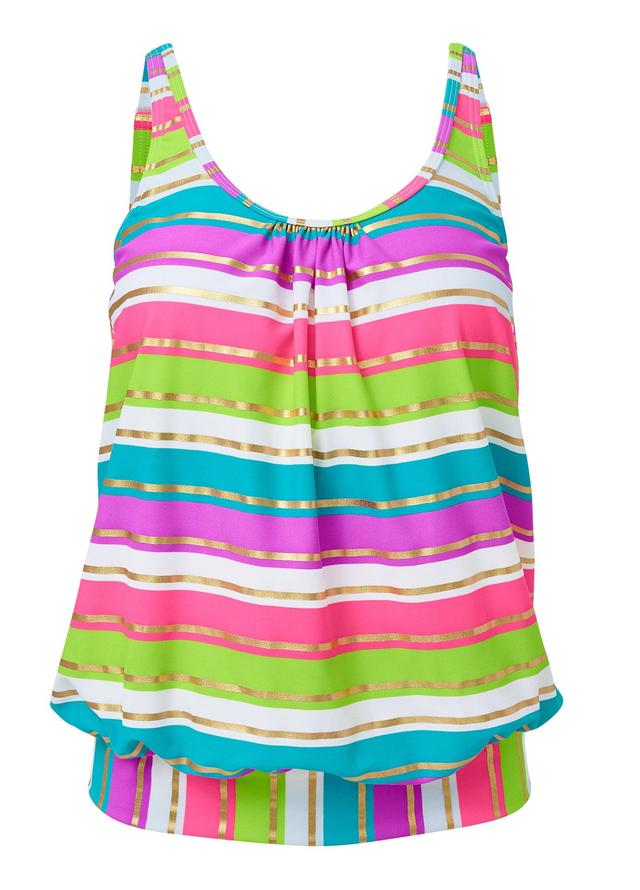 Blouson Tankini Top - Sun Setting Product Image